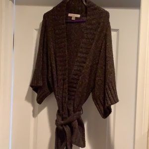 Forever 21 Brown Wrap Sweater
